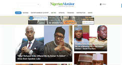 Desktop Screenshot of nigerianmonitor.com