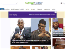 Tablet Screenshot of nigerianmonitor.com
